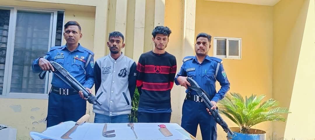 গোলাপগঞ্জে &lsquo;আন্তজেলা ডাকাত দলের&rsquo; ২ সদস্য গ্রেপ্তার