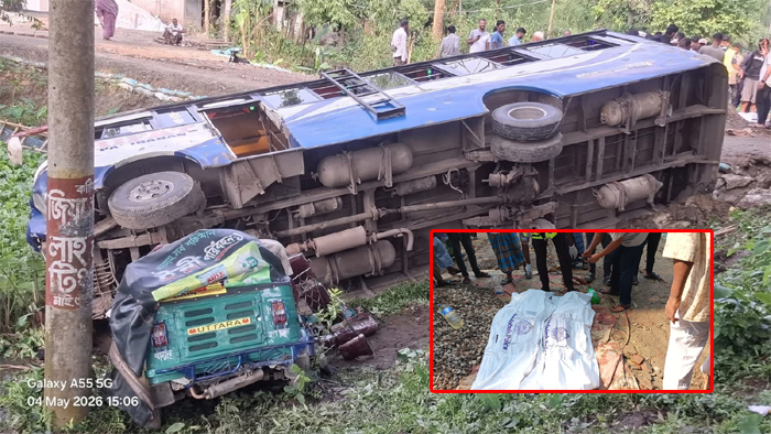 সুনামগঞ্জে বাস-সিএনজি সংঘর্ষে নিহত বেড়ে ৪