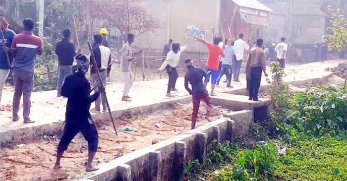 লাখাইয়ে দুপক্ষের সংঘর্ষে. আহত ২৫