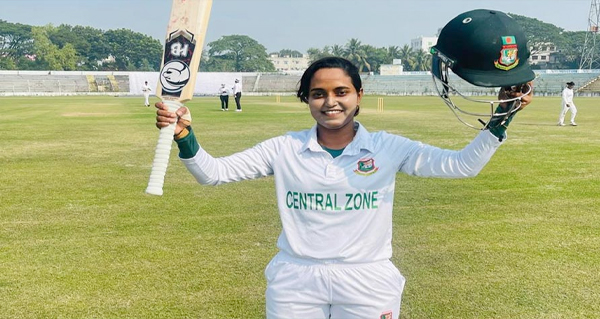 লাল বলের ক্রিকেটে জ্যোতির ইতিহাস