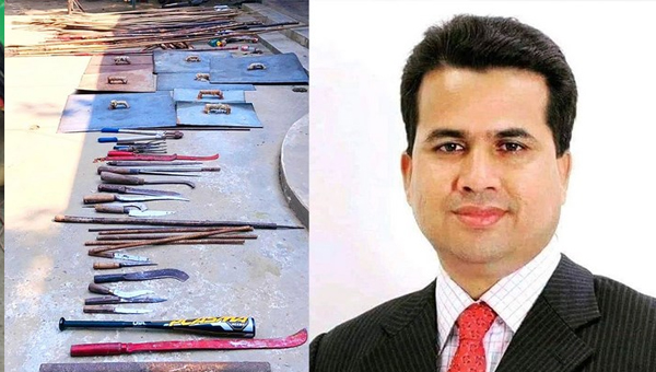 সুনামগঞ্জে যুবলীগ নেতার বাড়ি থেকে বিপুল অস্ত্র উদ্ধার