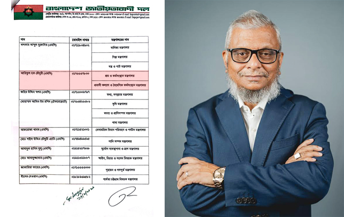 আরিফুল হক চৌধুরী শ্রম ও প্রবাসী কল্যাণ মন্ত্রণালয়ের দায়িত্ব পেলেন