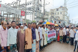 কৃষি সহায়তার তালিকায় অনিয়মের অভিযোগ, দিরাইয়ে কৃষকদের মানববন্ধন