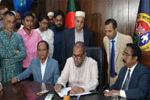 সিলেট সিটি কর্পোরেশনের দায়িত্ব নিলেন কাইয়ুম চৌধুরী