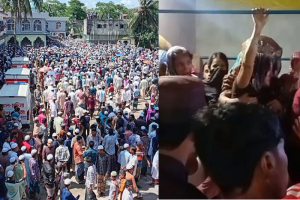 হাসিমুখে নয়, কফিনবন্দি হয়ে ফিরলেন কানাইঘাটের পাঁচ প্রবাসী