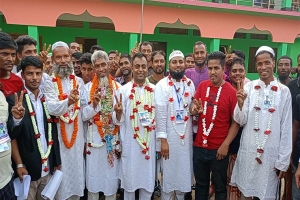 দোয়ারাবাজারে বালিউড়াবাজার ব্যবসায়ী কমিটির নির্বাচন সম্পন্ন