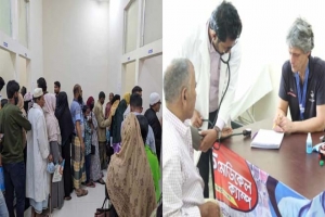 মৌলভীবাজারে ফ্রি চিকিৎসা দিলেন ইউরোপের অর্ধশতাধিক চিকিৎসক