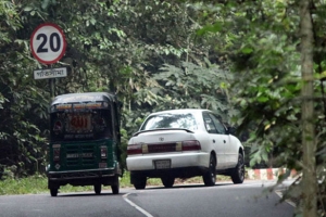 লাউয়াছড়ায় কেউ মানে না ২০ কিলোমিটার গতি