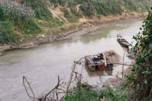 জৈন্তাপুরে দুই লাখ ঘনফুট অবৈধ বালু জব্দ
