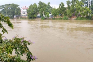 মৌলভীবাজারে বাড়ছে মনু ও জুড়ী নদীর পানি