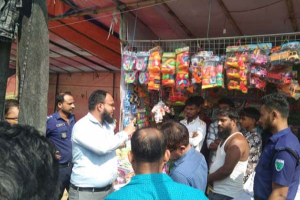 চুনারুঘাটে অনুমতি ছাড়া বাণিজ্য মেলা, পাঁচজনের কারাদণ্ড