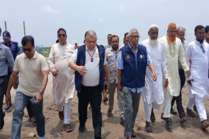 কোম্পানীগঞ্জে এক হাজার শয্যার হাসপাতাল: চীনা প্রতিনিধি দলের স্থান পরিদর্শন
