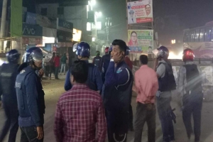 নবীগঞ্জে দুপক্ষের সংঘর্ষ, পুলিশসহ অর্ধশতাধিক আহত