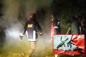 ধর্মপাশা ও মধ্যনগরে নাশকতার চেষ্টা, ভোটকেন্দ্র আগুন