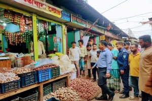 নোয়াপাড়া বাজারে চার ব্যবসা প্রতিষ্ঠানকে জরিমানা