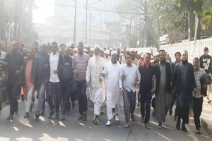 সিলেট শেখ মুজিবের ম্যুরাল অপসারণে ৩ দিনের আল্টিমেটাম