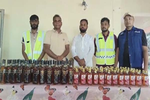সুনামগঞ্জে ৮৪ হাজার ভারতীয় বিড়ি ও ১২৮ বোতল মদসহ আটক ১
