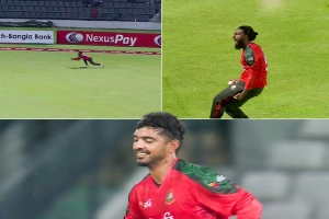 জাকেরের দুর্দান্ত ক্যাচ, সাইফের জোড়া শিকার