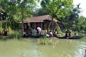 আবারো বন্যা আতংকে সিলেটবাসী