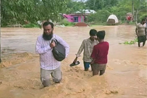 পাহাড়ি ঢলে হবিগঞ্জের নিম্নাঞ্চলের ৩ গ্রাম প্লাবিত
