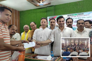 মাধবপুরে সায়হাম গ্রুপের উদ্যোগে ১১৮টি পূজামণ্ডপে আর্থিক অনুদান