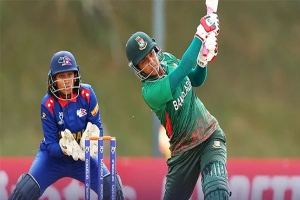 ৫ উইকেটে নেপালকে হারিয়ে বিশ্বকাপে শুভসূচনা বাংলাদেশের