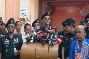 দুর্গাপূজার নিরাপত্তায় সিলেটে এসআরবি-৯-এর ৪ শতাধিক সদস্য মোতায়েন দুর্গাপূজার নিরাপত্তায় সিলেটে এসআরবি-৯-এর ৪ শতাধিক সদস্য মোতায়েন