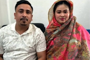 প্রেমের টানে ফিলিপাইনী তরুনী মাধবপুরে
