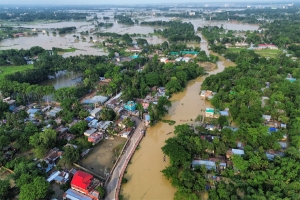 নগরীর বন্যা পরিস্থিতির উন্নতি