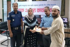 জৈন্তাপুরে জুলাই যোদ্ধাদের মাঝে স্বাস্থ্য কার্ড ও অনুদান বিতরণ 