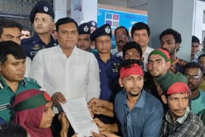 সিলেটে রাষ্ট্রপতি বরাবরে শিক্ষার্থীদের স্মারকলিপি