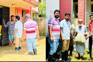 কুলাউড়ায় আশ্রয়কেন্দ্রে ৩০ পরিবার