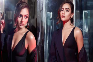 কালো পোশাকে নিজের ‘যে রূপ’ দেখালেন ফারিয়া