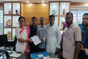 ওসমানীনগরে বেতন বৈষম্য দূরীকরণের দাবি প্রাথমিক বিদ্যালয়ের শিক্ষকদের