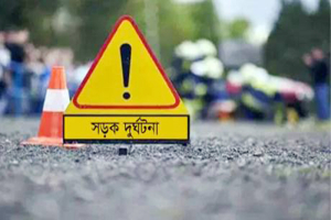 মাধবপুরে বাসের ধাক্কায় নারীর মৃত্যু