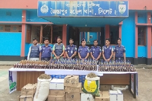 জৈন্তাপুরে বিপুল পরিমাণ মাদক উদ্ধার