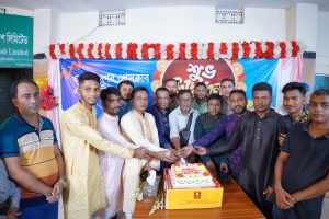 বর্ণীল আয়োজনে উদ্বোধন হলো  ওসমানীনগর প্রেসক্লাব কার্যালয় 