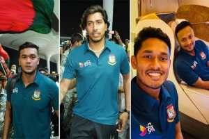 বিশ্বকাপের স্বপ্ন নিয়ে দেশ ছাড়ল টাইগাররা