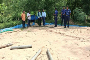 শ্রীমঙ্গলে অবৈধভাবে উত্তোলিত ১০ হাজার ঘনফুট বালু জব্দ