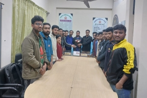 শাবি প্রেসক্লাবের সাথে সঞ্চালনের সৌজন্য সাক্ষাৎ