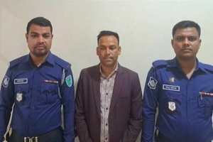 মাধবপুরে যুবলীগ নেতা গ্রেফতার