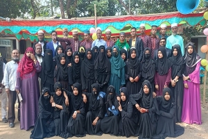 দোয়ারাবাজারে ইসলামপুর মাদ্রাসার দাখিল পরীক্ষার্থীদের বিদায় সংবর্ধনা