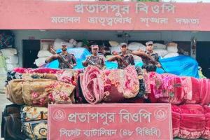 সিলেট সীমান্তে ১০ লাখ টাকার বেশি ভারতীয় চোরাই পণ্য জব্দ