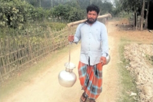 কমলগঞ্জে বিশুদ্ধ পানি সংকট, নলকূপে আসেনা পানি