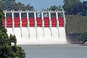 খুলে দেওয়া হলো কাপ্তাই বাঁধের ১৬ জলকপাট