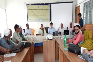 দোয়ারাবাজারে জরায়ুমুখে ক্যান্সার রোধে টিকা প্রদান উপলক্ষে মতবিনিময় 