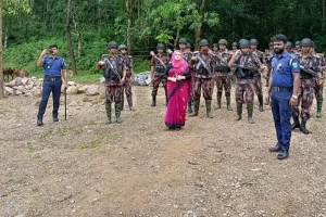 জৈন্তাপুরে শ্রীপুর পাথর কোয়ারি ও রাংপানি নদীতে উপজেলা প্রশাসন ও টাস্কফোর্সের অভিযান