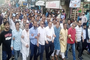 তারেক রহমানের খালাসের খবরে সিলেটে আনন্দ মিছিল