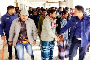 হবিগঞ্জে চাঞ্চল্যকর দিপু হত্যা: ৩৭ আসামি কারাগারে