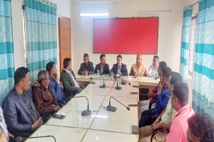 গোয়াইনঘাট প্রেসক্লাব সাংবাদিকদের সাথে ইউএনও'র মতবিনিময়
